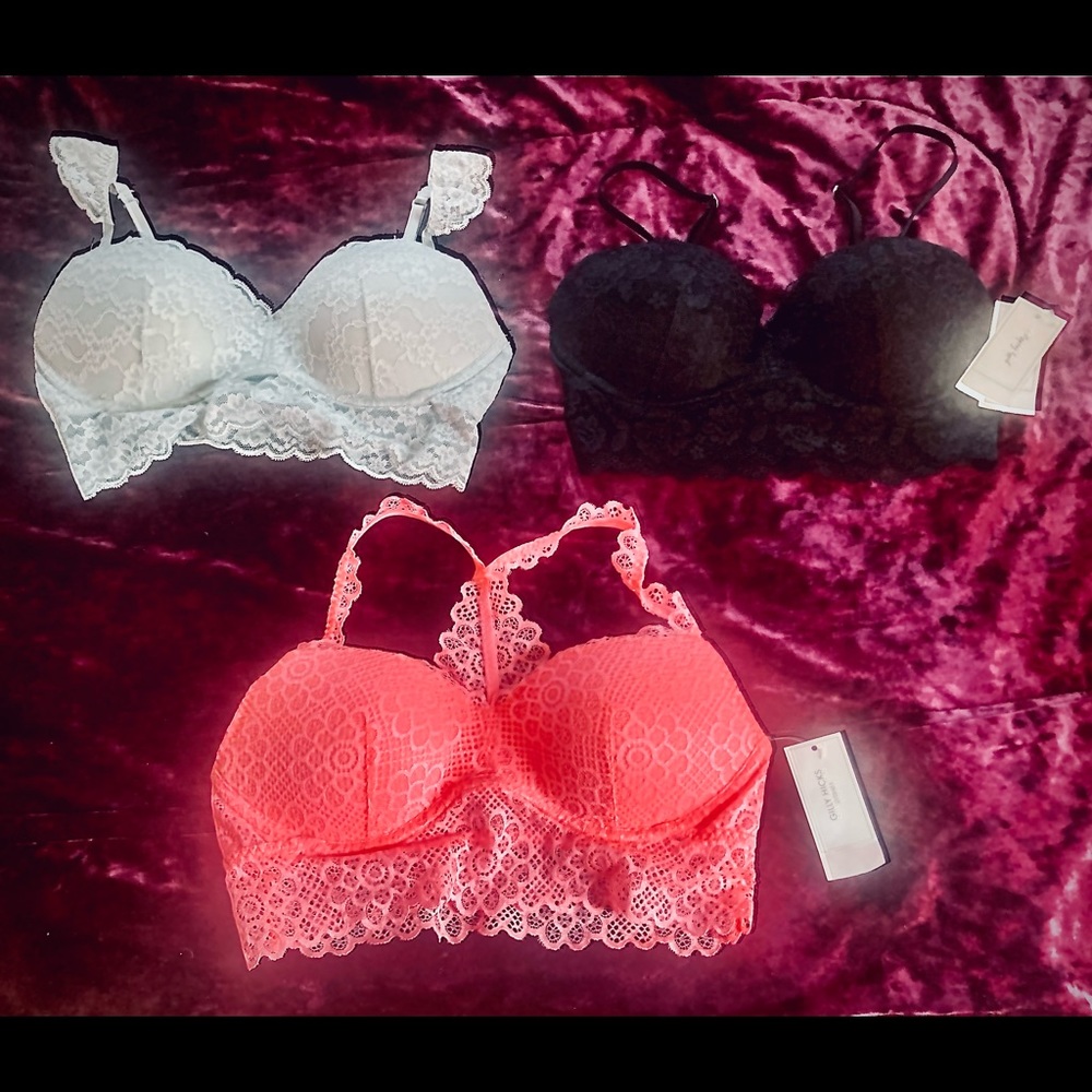 New Gilly Hicks Padded Bralettes